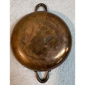 Vintage R Meersburg Hand Wrought Copper Pan 8” W Germany Bauhaus Karl Raichle